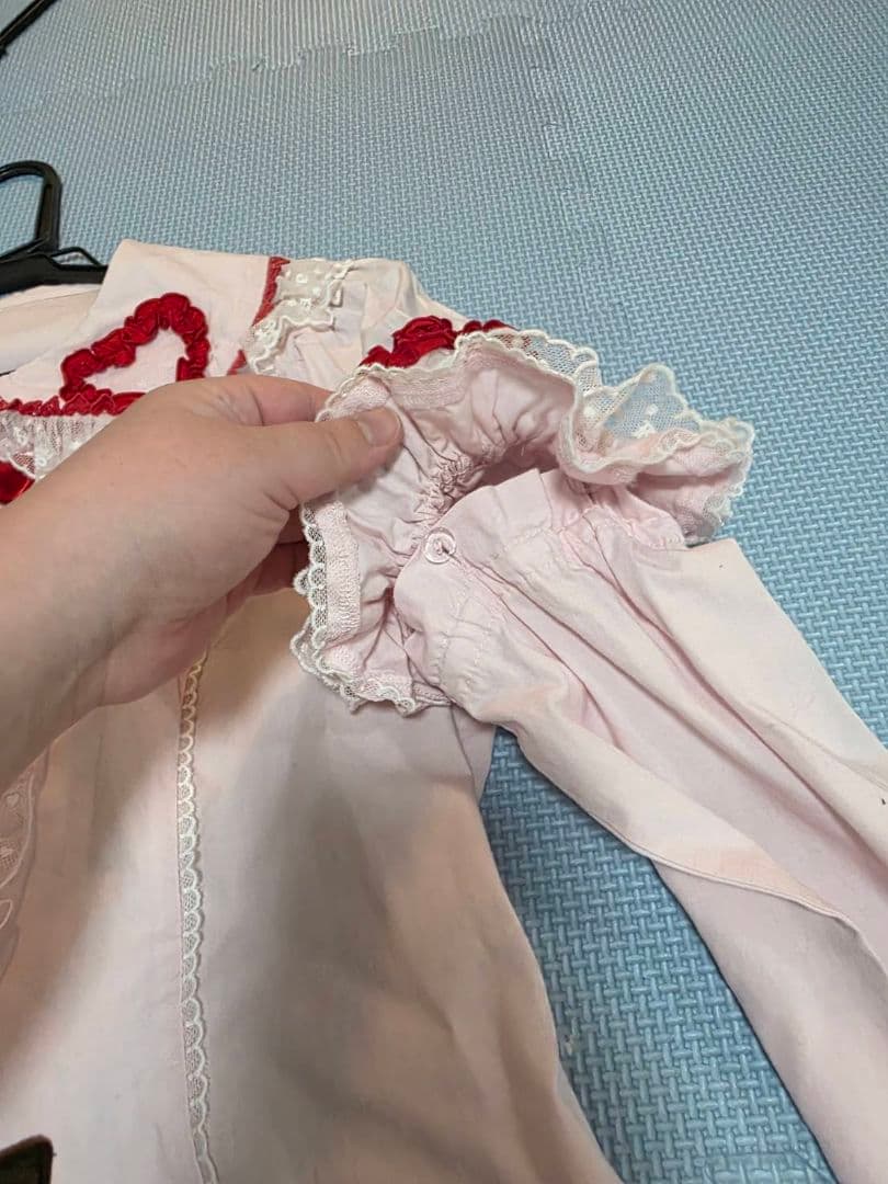 Angelic Pretty ハート柄つけ袖ブラウス ㉚