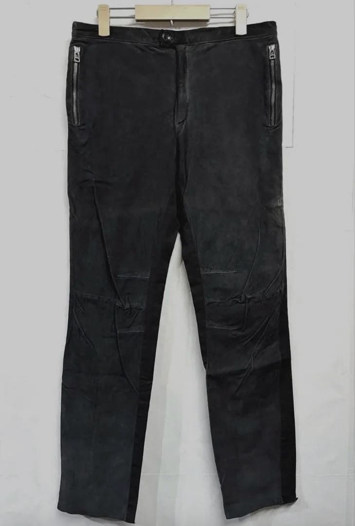 dirk schonberger スエードパンツ