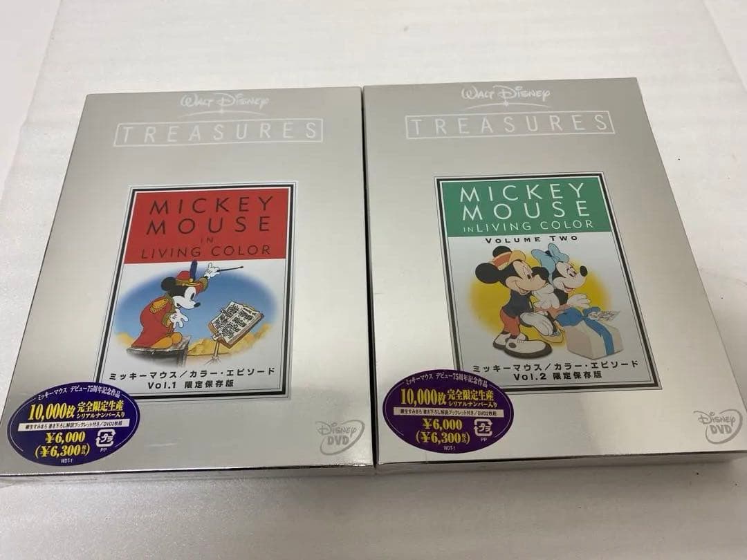 3-2796 ミッキーマウス / カラー・エピソード Vol.1、2 限定保存版