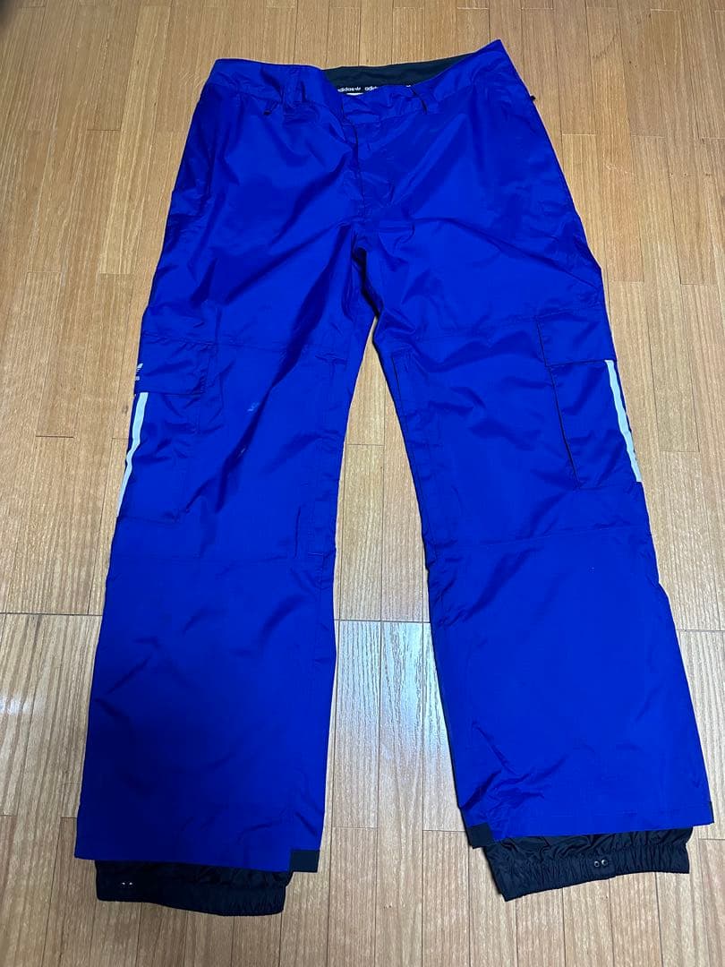 adidas スノーボード ウェア パンツ L 青