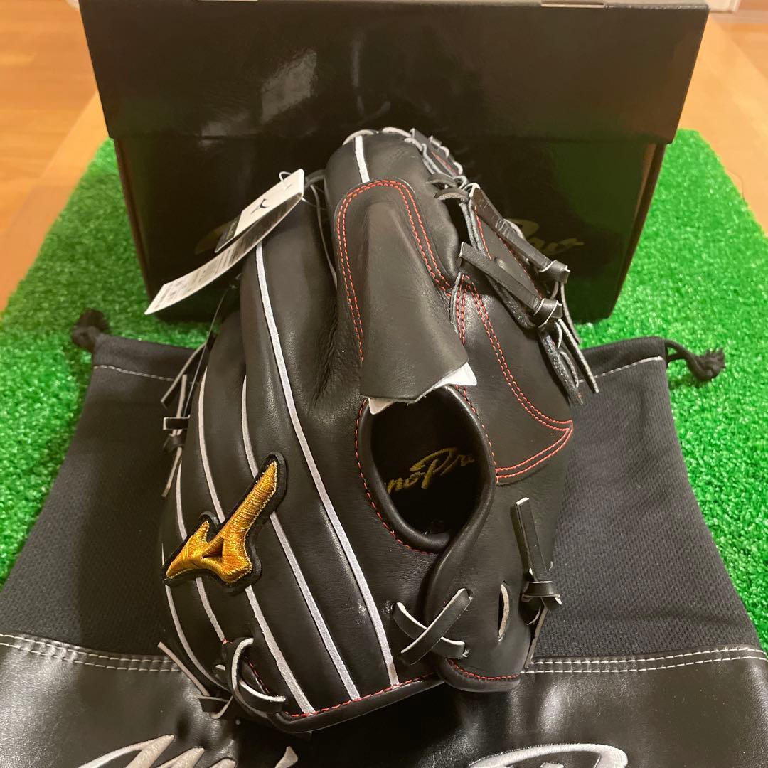 ミズノプロ1AJGH32001 09 硬式、投手・右投げ用(伊藤型サイズ11)黒