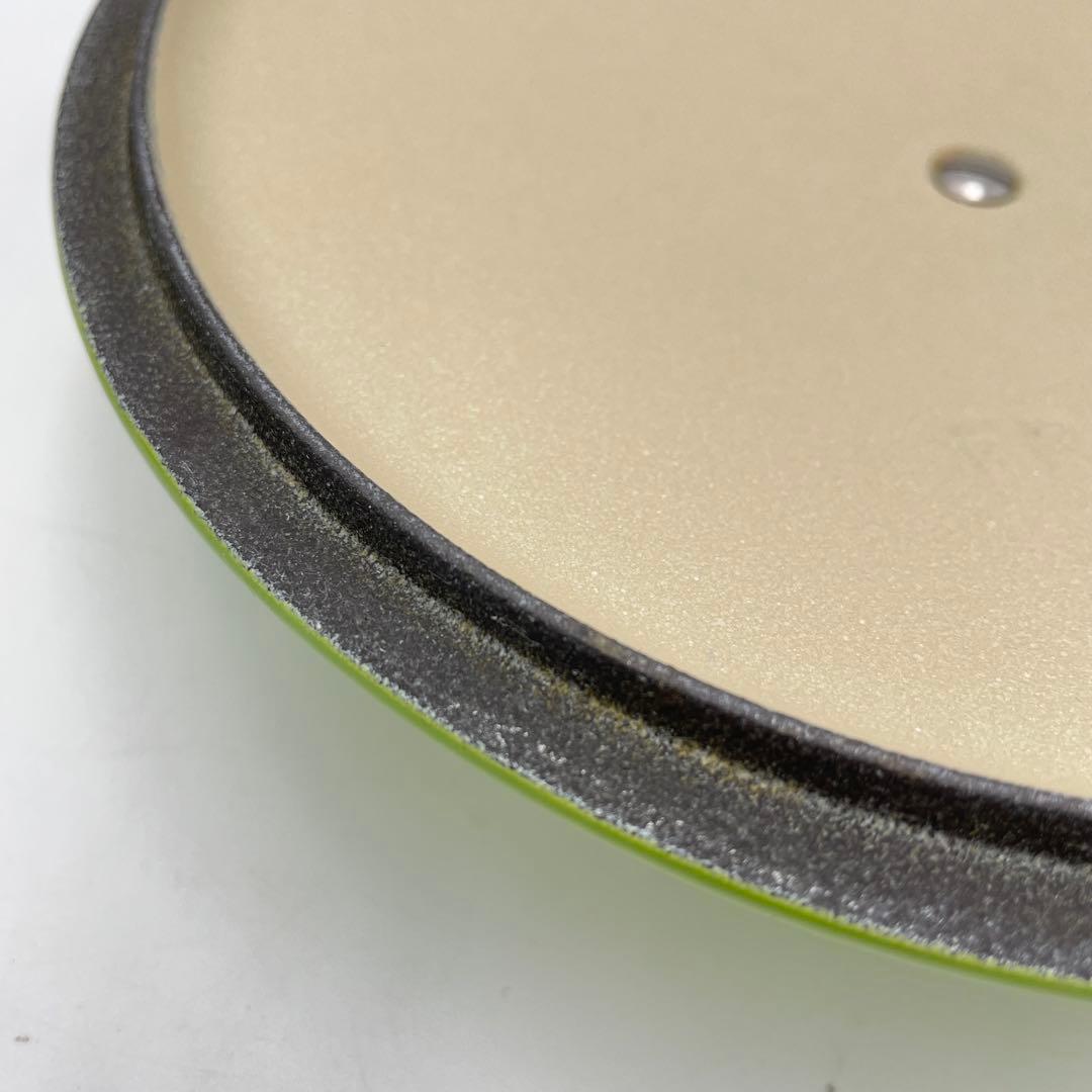 美品　ル・クルーゼ　シグニチャー ココット・ジャポネーズ 18cm グリーン