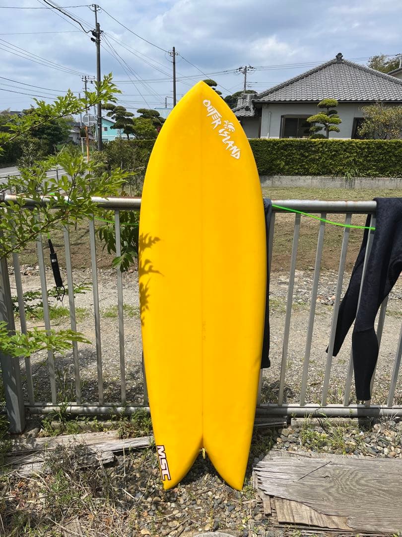 サーフィン・ボディボード Hand Shaped Fish Surfboard
