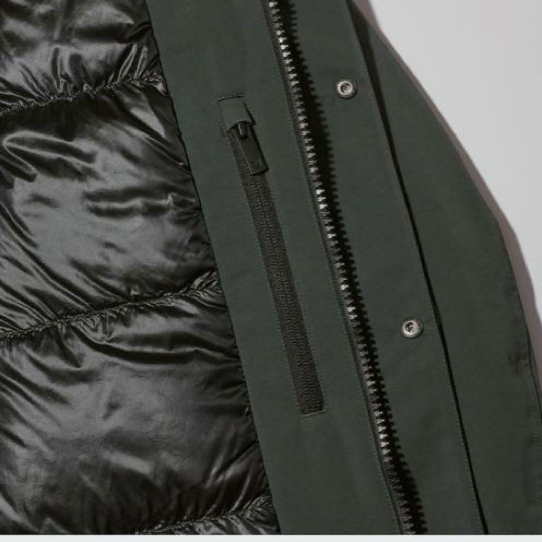 UNIQLO+J ハイブリッドダウンオーバーサイズパーカー ダークグレー　L