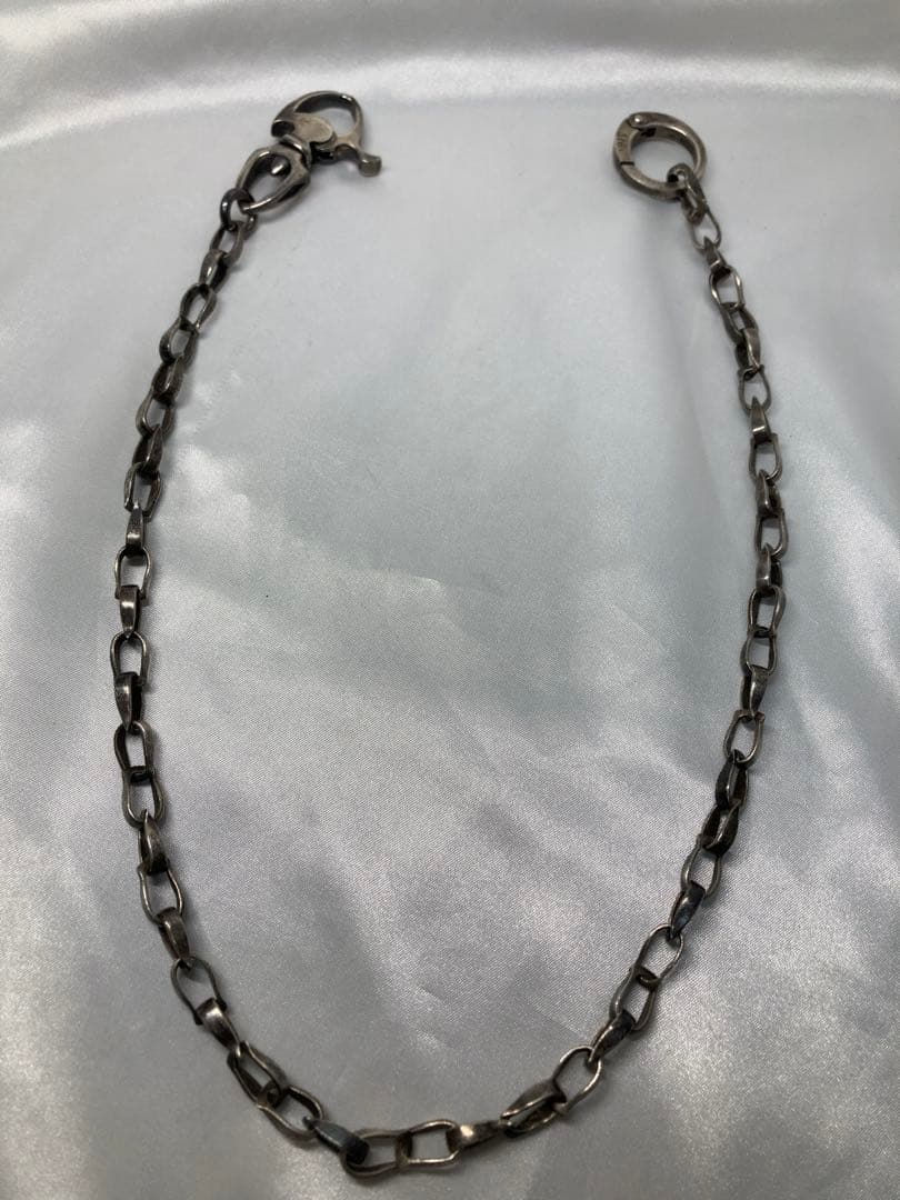 <美品> シルバー 925 ウォレットチェーン　50㎝