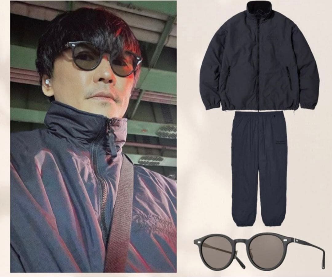 Ennoy スタイリスト私物 NYLON PADDED JACKET PANTS