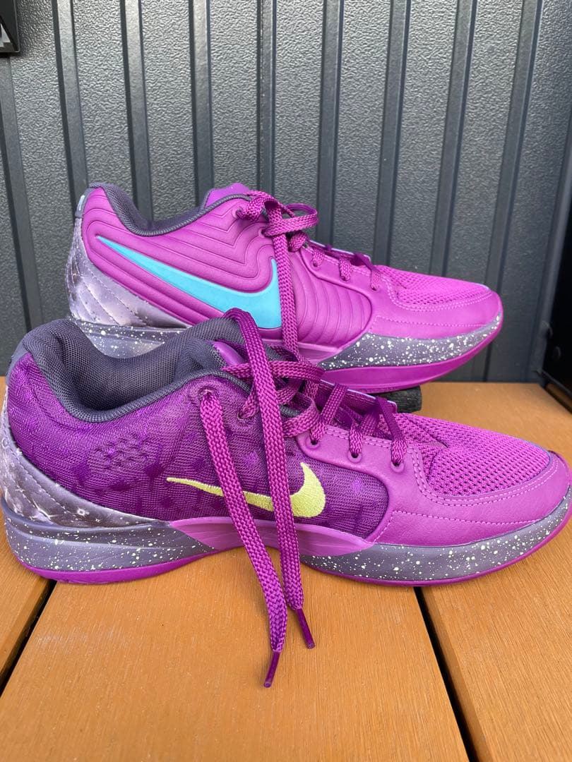 NIKE バッシュ　パープル　JA2 ジャモラント　27.5
