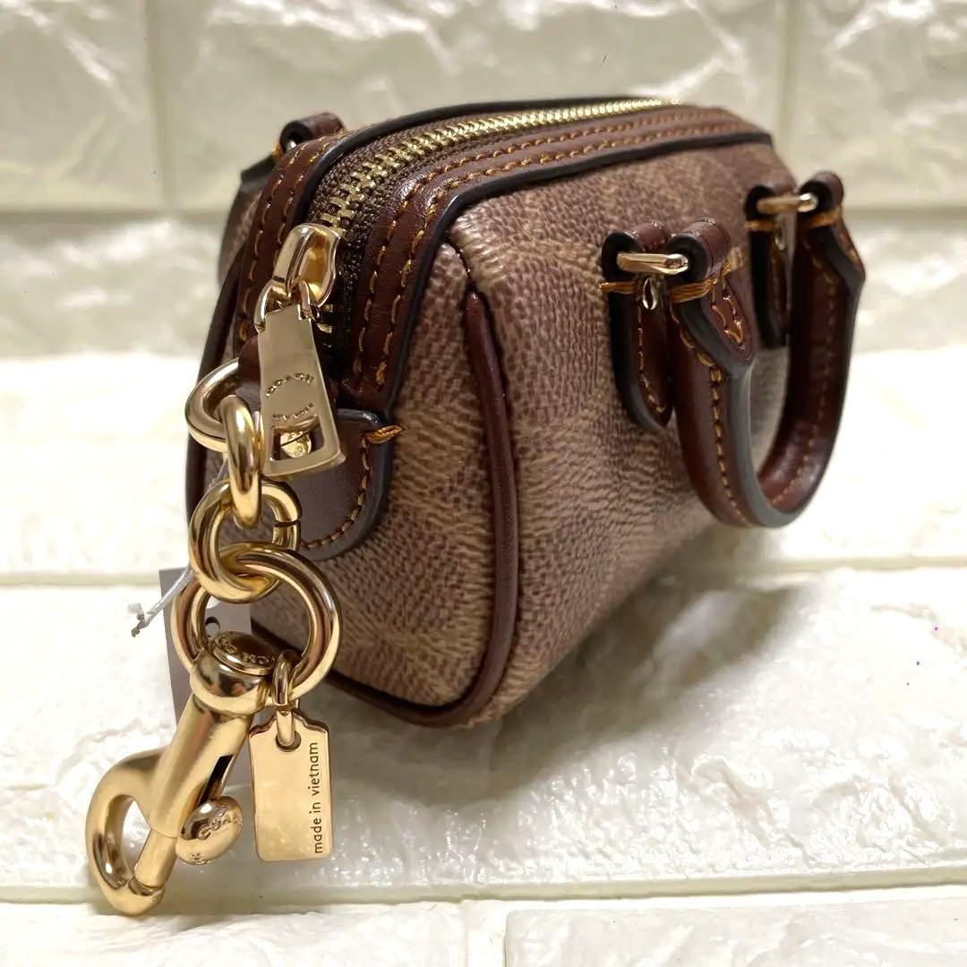 COACH バックチャーム　キーホルダー　ミニサッチェル