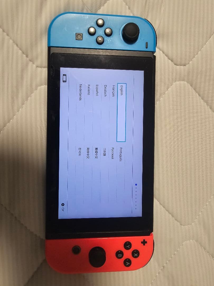 Nintendo Switch 本体 青/赤　ジャンク？