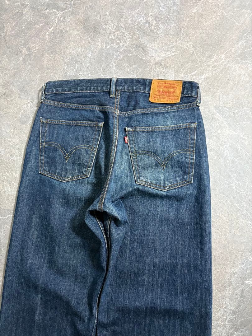 00s LEVI’S 503 wide denim pants W32