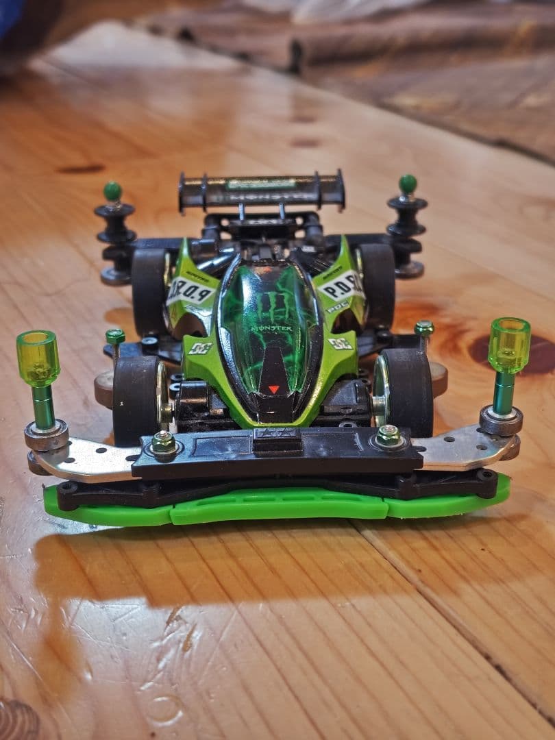 ★最終値下げミニ四駆完成品　レイスピアー　B-MAX仕様MONSTER　カスタム