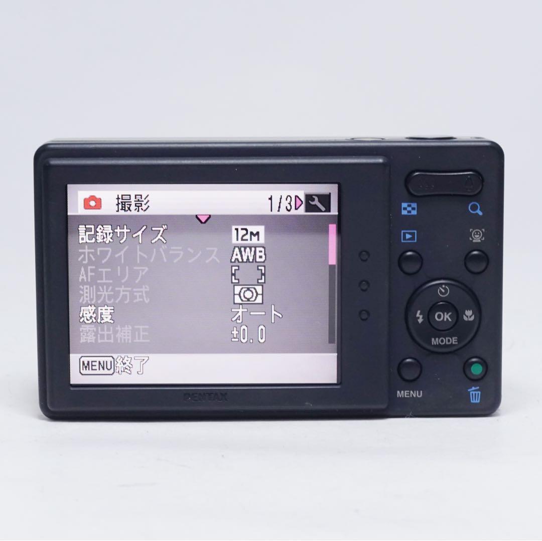 動作確認済 極美品 PENTAX Optio H90 ホワイト コンデジ