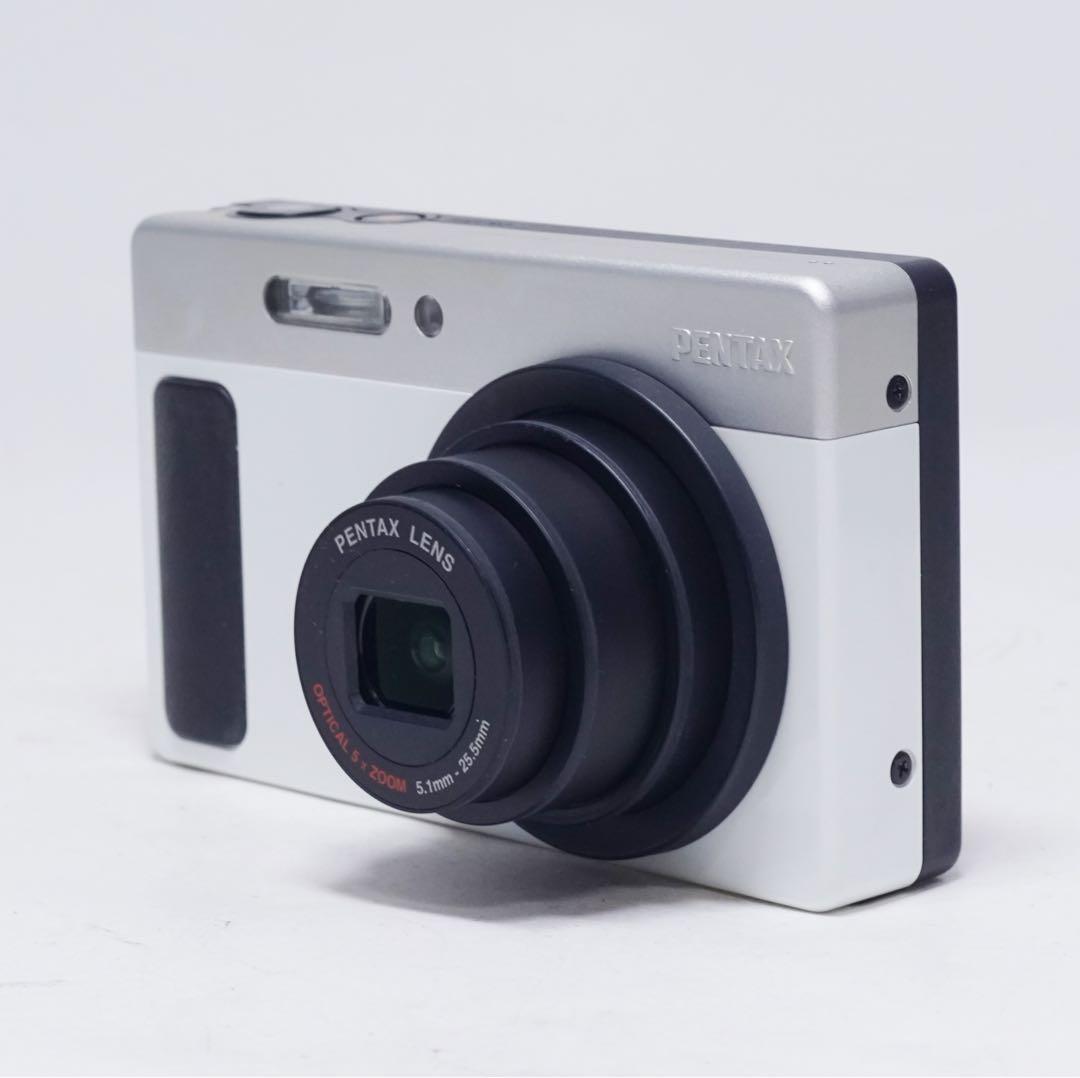 動作確認済 極美品 PENTAX Optio H90 ホワイト コンデジ