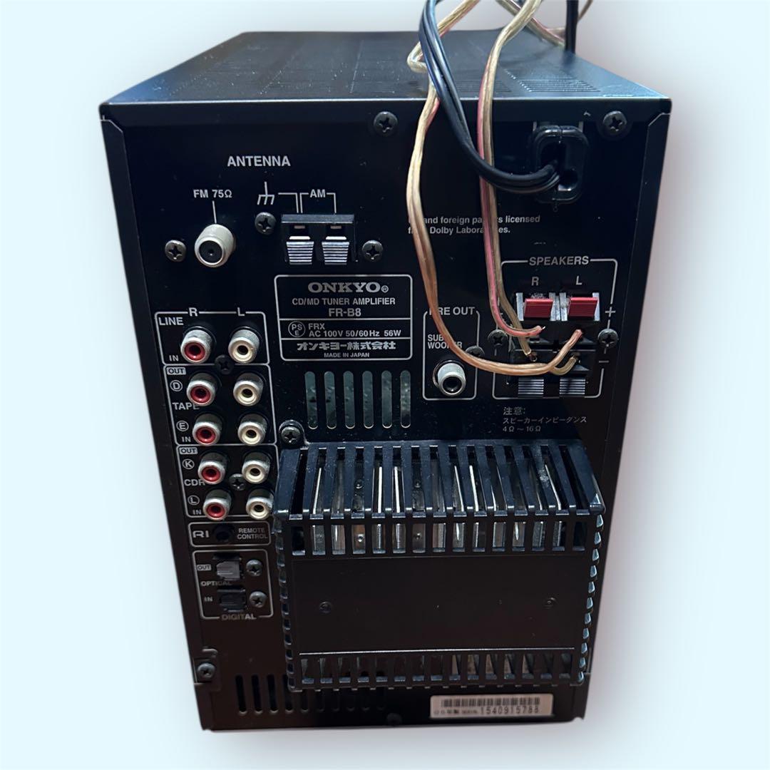 ONKYO FR-B Hi-MDコンポ X-B8 リモコン付き 動作良好
