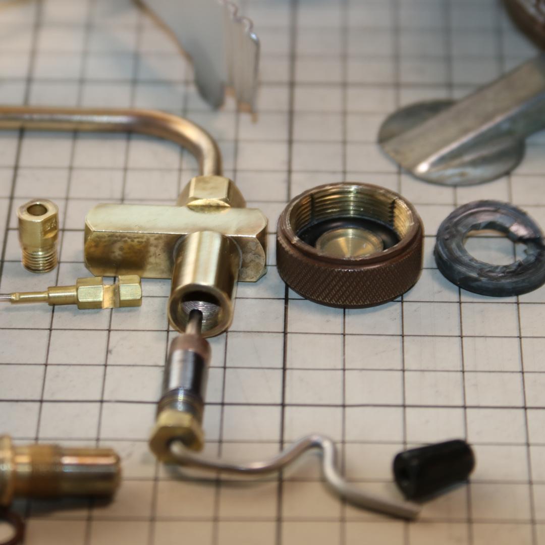 美品　希少　ヴィンテージ　コールマン 400 茶ピーク１　No.42