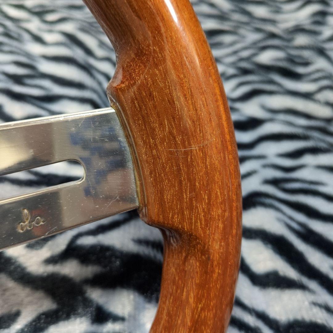 0*3様 oba オバ ウッドステアリング 30Φ 旧車 当時物