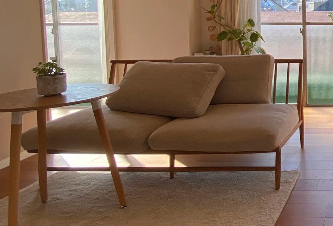 【けい】Momo natural モモナチュラルクラウドソファ2P