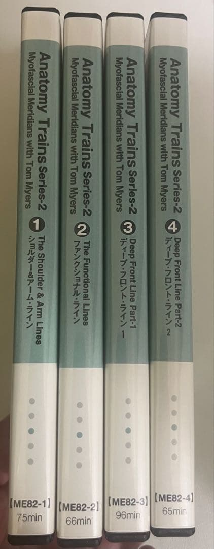 DVD Anatomy Trains アナトミートレイン　4本セット