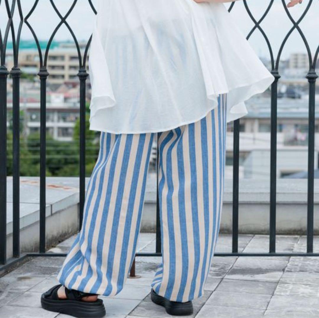 ニコアンド★今季新作★人気完売★ストライプパジャパン