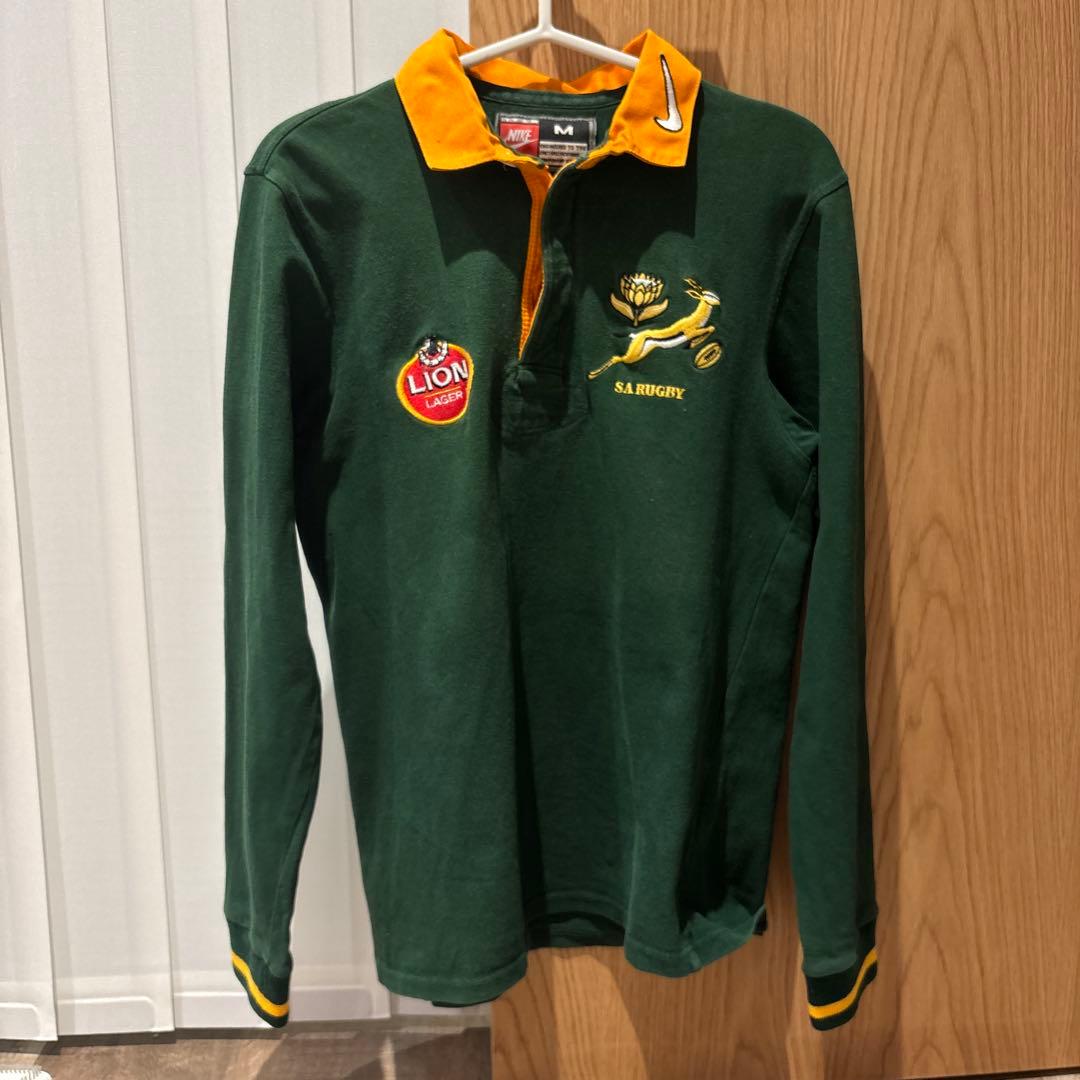 ラグビー南アフリカ代表　スプリングボクス　ジャージ　ビンテージ。