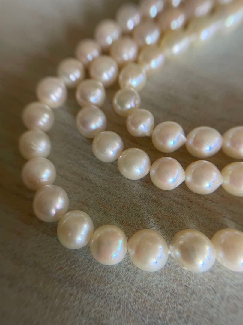 アコヤ真珠(ラウンド)ロングネックレス(110cm) シルバークラスプ