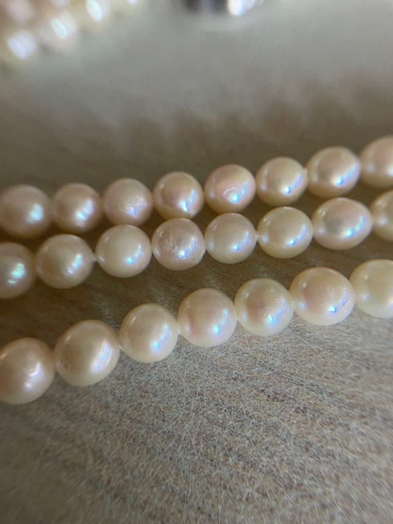 アコヤ真珠(ラウンド)ロングネックレス(110cm) シルバークラスプ