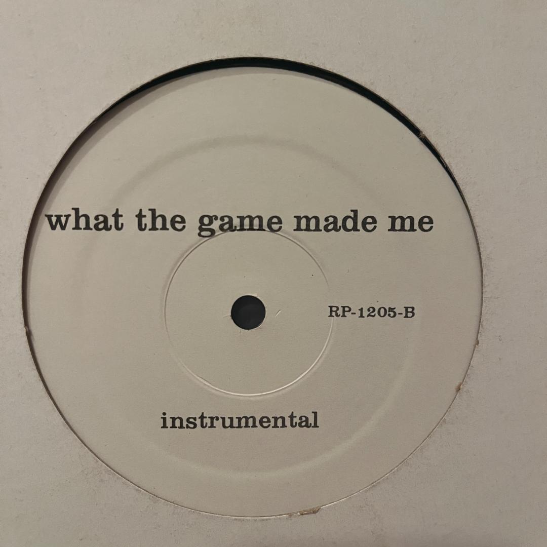 プロモ盤 JAY-Z WHAT THE GAME MADE ME