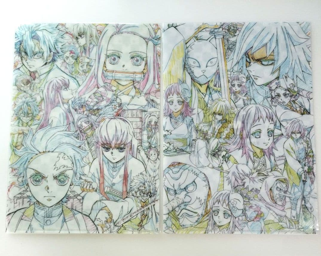 鬼滅の刃　ufotable 絵巻カフェ　クリアファイル