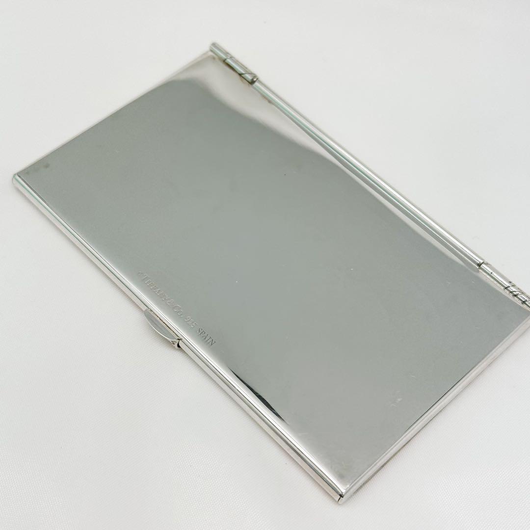 美品TIFFANY＆Co ティファニー カードケース シルバー925 名刺入