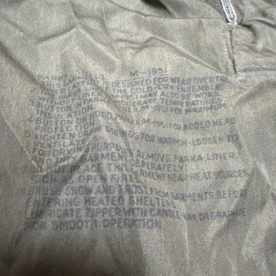 k*0様 アメリカ軍　M51 モッズコート　実物　MEDIUM ライナー無し