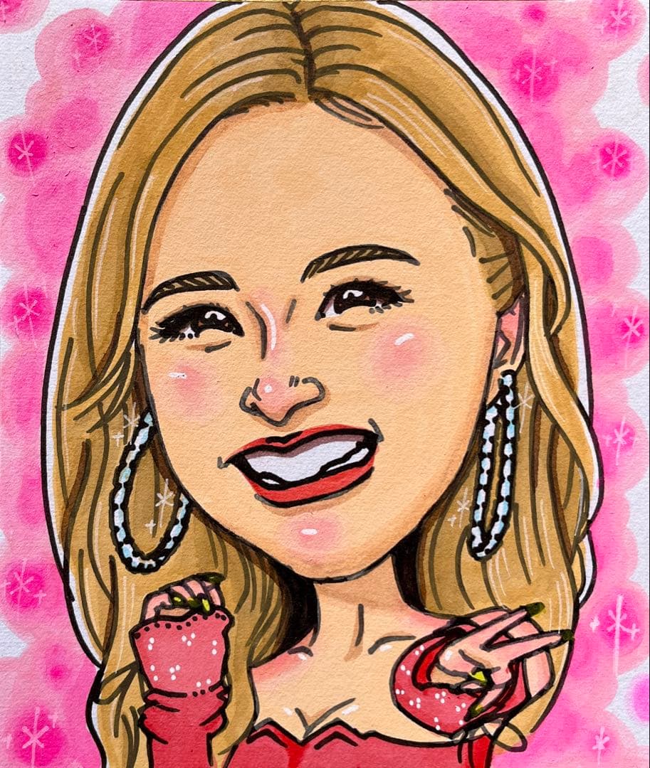 【お客ページ】（ななみ様）オーダー似顔絵☆結婚式や結婚記念日のギフトに