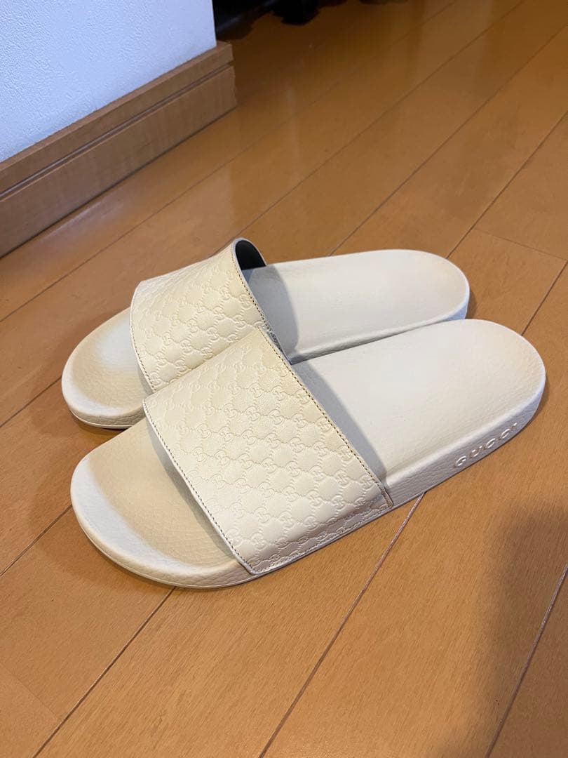 グッチ 567115 GG グッチシマ スライドサンダル サンダル ラバー