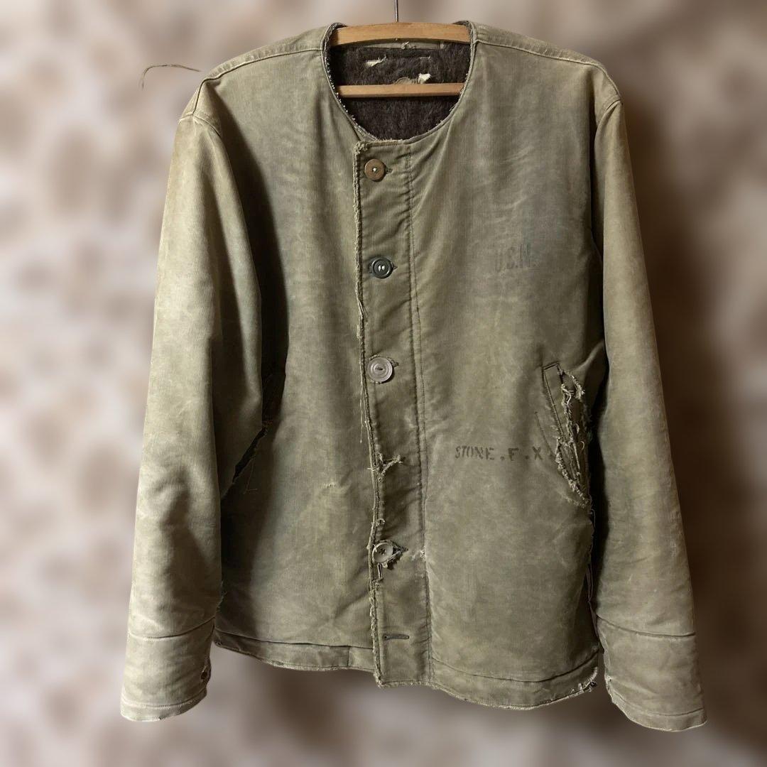 N-1 デッキジャケット　vintage boro