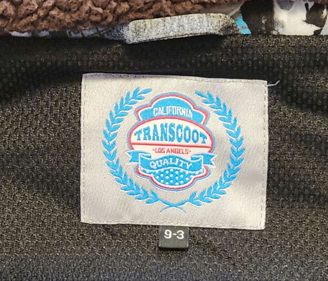 美品！　TRANSCOOT スキーウェア 上下セット　マルチカラー サイズ9