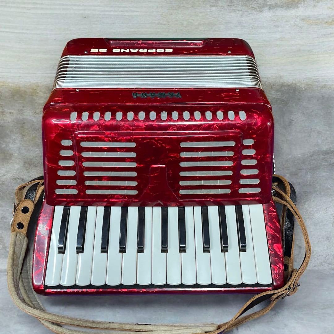 YAMAHA SOPRANO 25 アコーディオン ソフトケース付