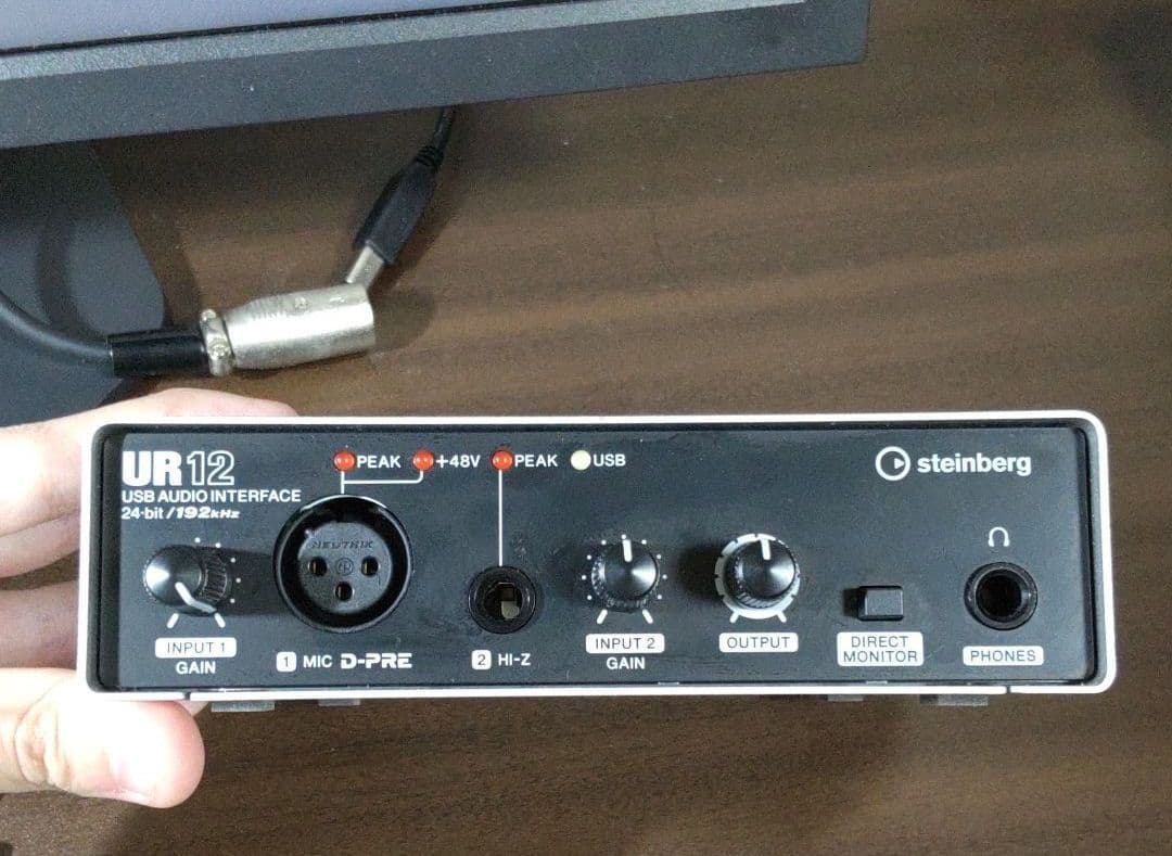 UR12 steinberg　オーディオインターフェース