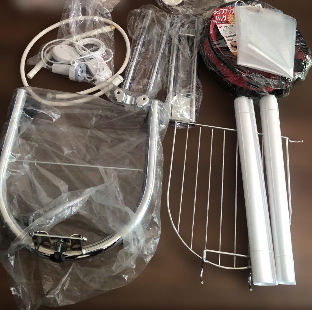 移動.携帯式シャンプー台 ニュー楽シャン君と新型訪問チェアー