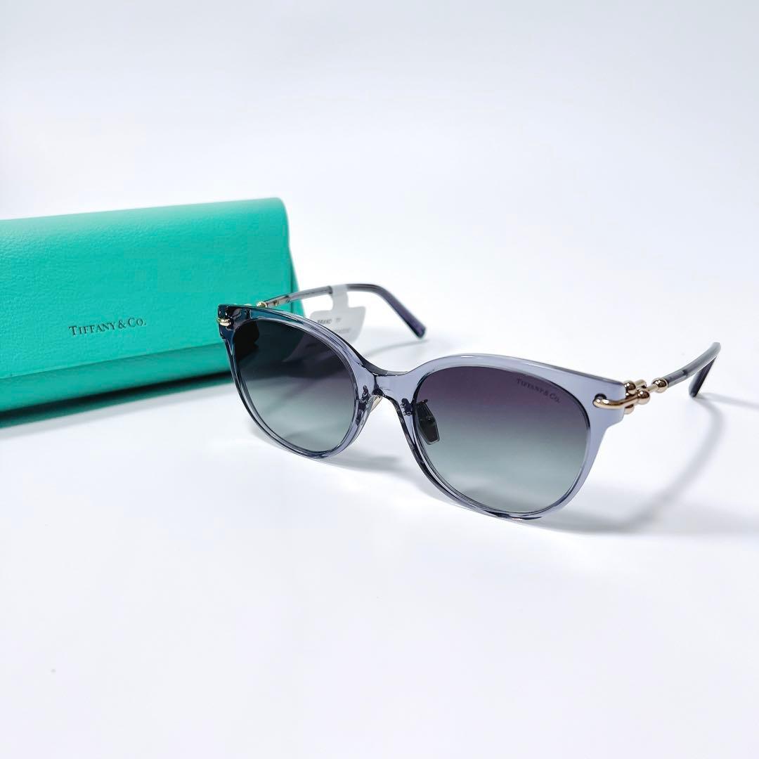 《極美品》ティファニー サングラス TF4223D バイオレット ケース付き