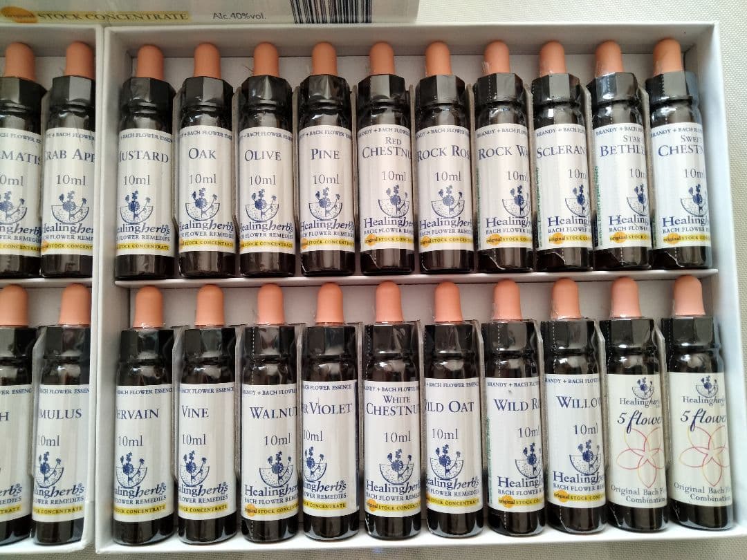 オマケ付き12/2034ヒーリングハーブス社フルセット■バッチフラワーレメディー