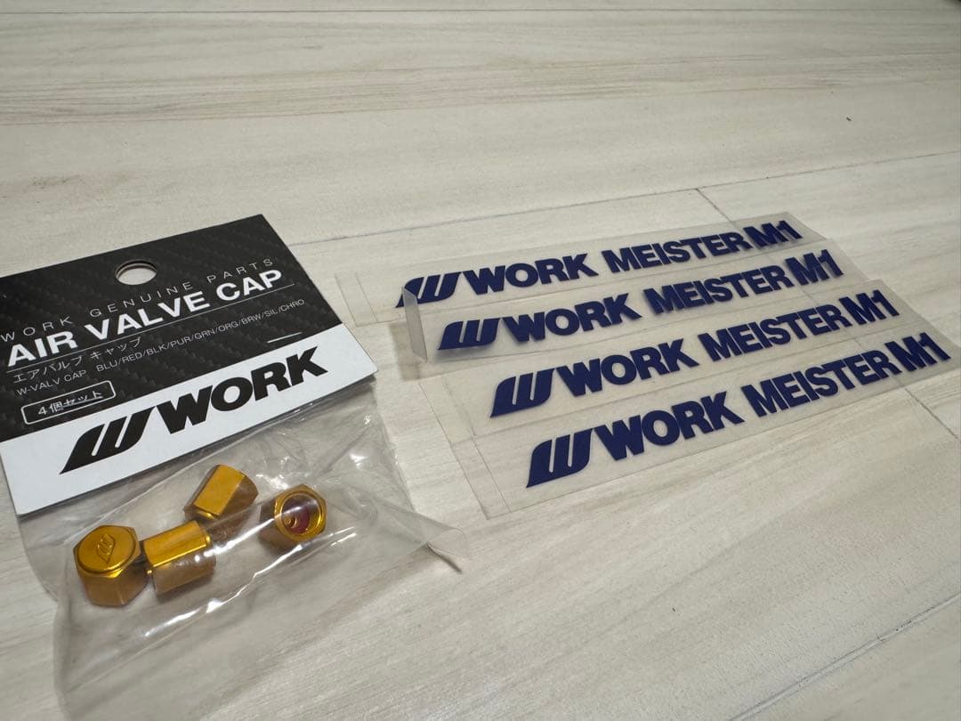 超美品 WORK MEISTER M1 新品タイヤ 深リム 16インチ アルミ