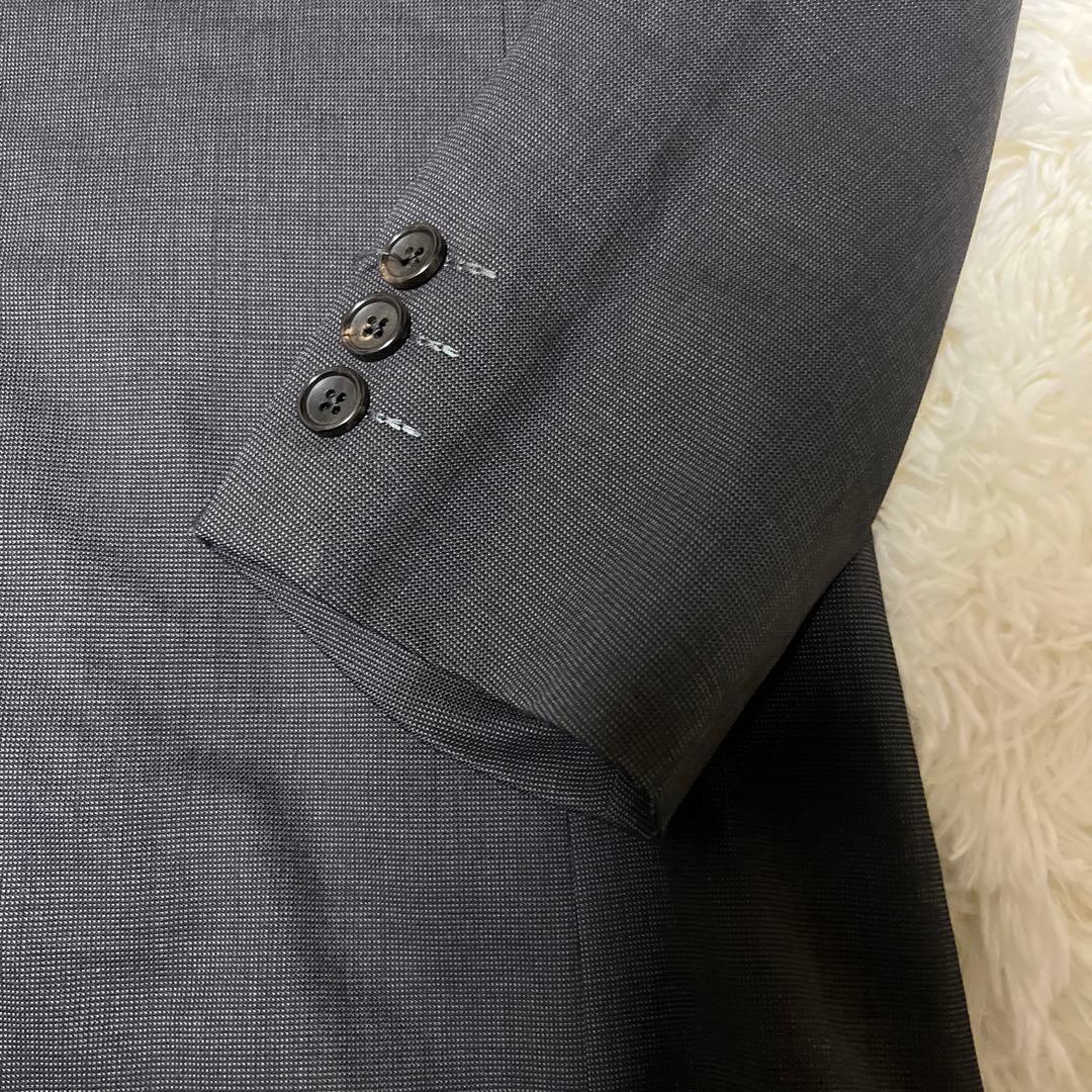 【極美品】J.PRESS ウール100% テーラードジャケット 段返り3Bグレー