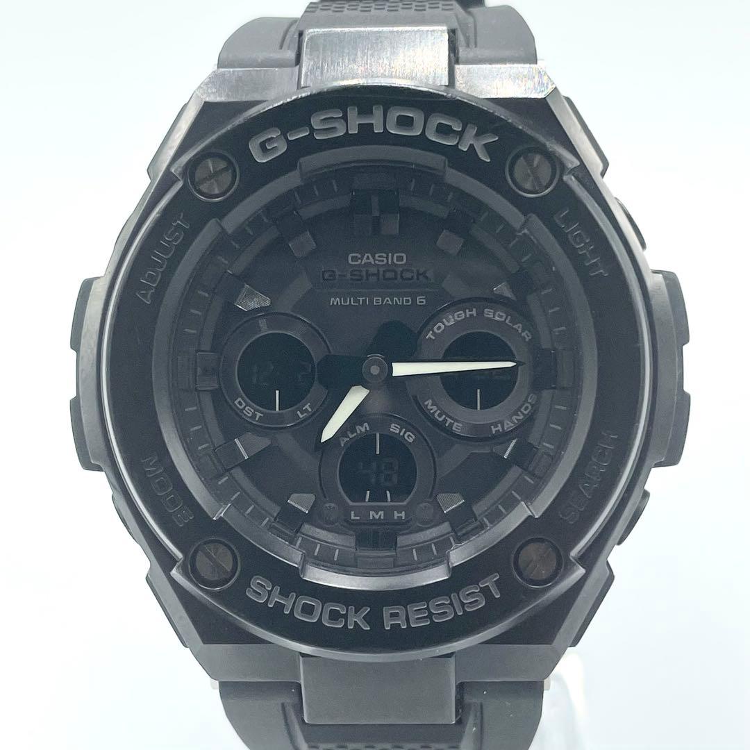 G-SHOCK GST-W300G Gスチール 電波ソーラー ブラック