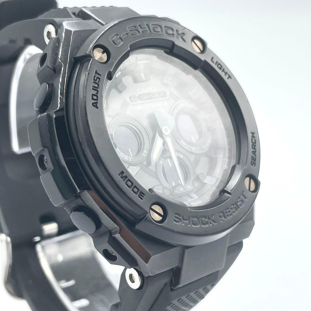 G-SHOCK GST-W300G Gスチール 電波ソーラー ブラック