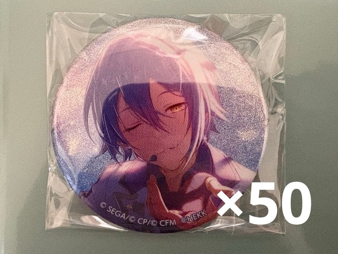 プロセカ プロジェクトセカイ コラボ グリッター缶バッジ B神代類