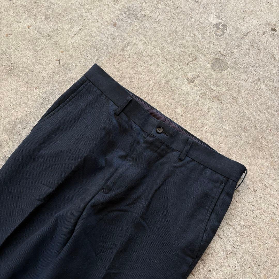 2016s コムデギャルソンオム ダークネイビーストレートスラックス