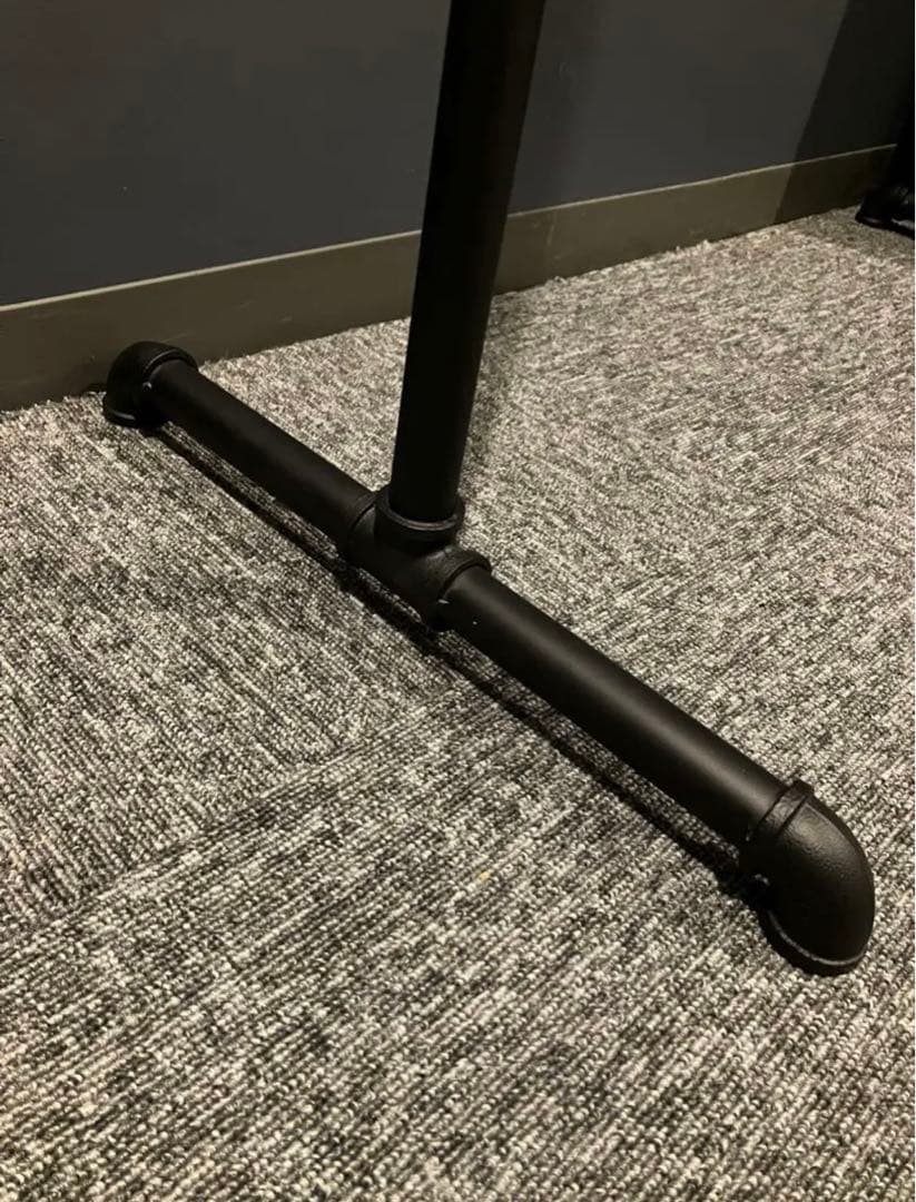 ガス管 ハンガーラック 150 パイプ アイアン 黒 店舗 什器