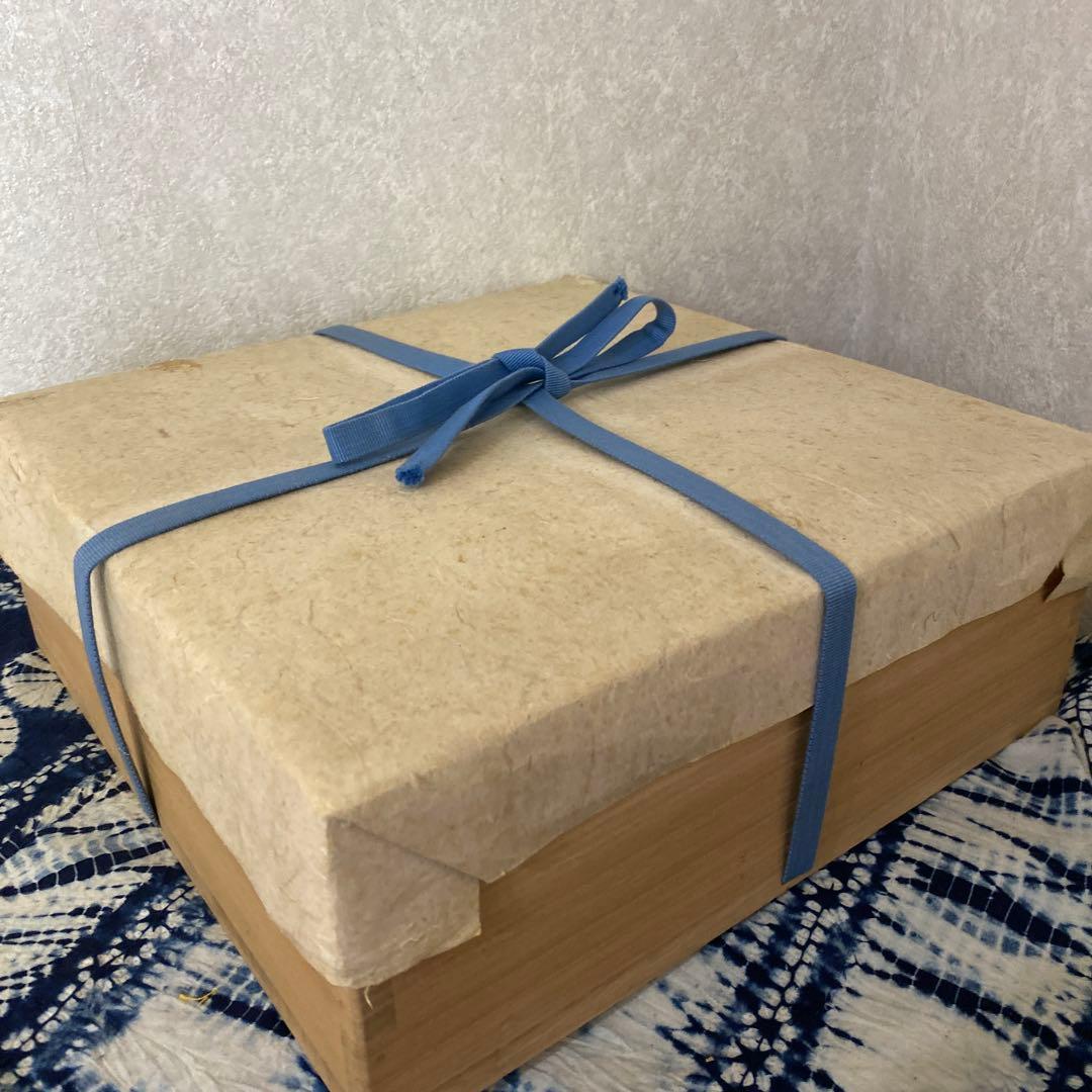 人間国宝　原清　鉄釉鳥文鉢