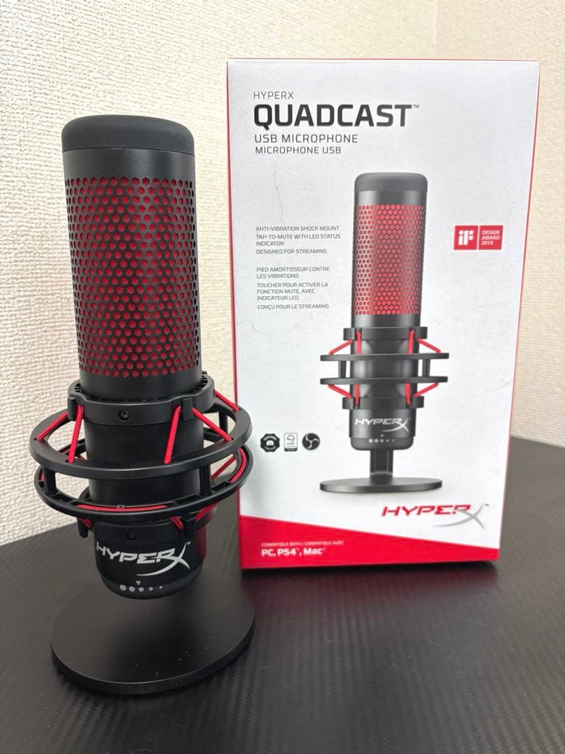 HYPER X ハイパーエックス QUADCAST レッド 美品 箱付