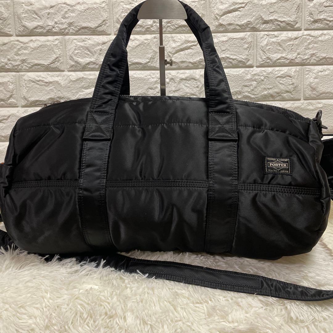 【未使用】PORTER タンカー　ドラムバッグ　ボストンバック　2way