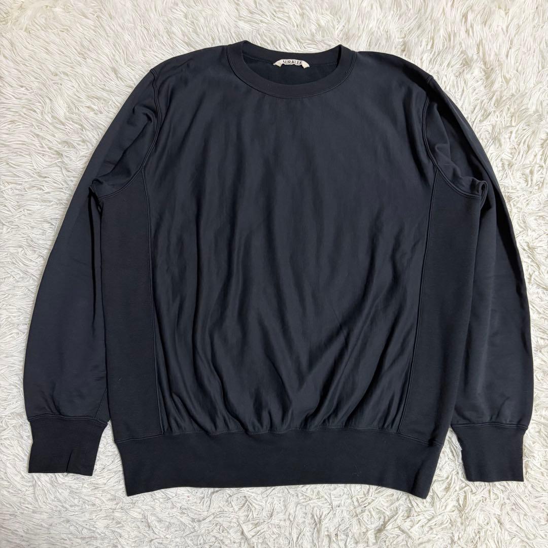 トップス AURALEE ELASTIC HIGH GAUGE SWEAT 23SS